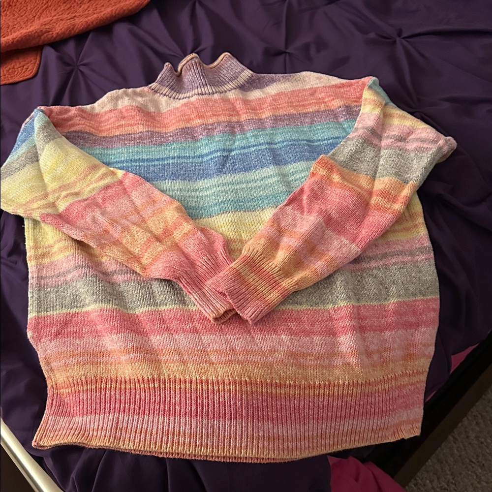GAP Multicolor Striped Sweater